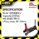BIGRED BRHB8IN1J / TZ830027H 2+3TON ორმაგი დგუშის რეგულირებადი დანკრატი