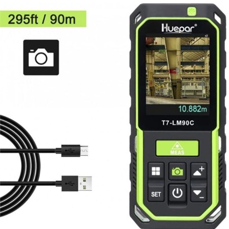 მანძილმზომი კამერით HUEPAR 90მ LM90C