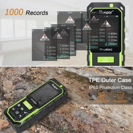 მანძილმზომი კამერით HUEPAR 90მ LM90C