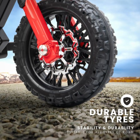 ბავშვის ელექტრო მოტოციკლი M5918-RED