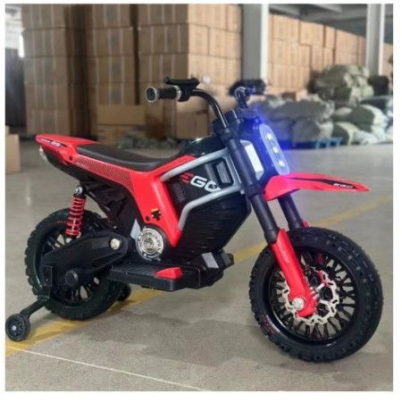 ბავშვის ელექტრო მოტოციკლი M5918-RED