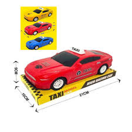 ბავშვის TAXI მანქანა (წითელი) GH-DS-22B-RED