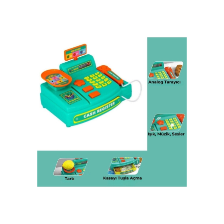 სალარო აპარატის ნაკრები ფუნქციური თამაშობისთვის GH-LS820A3-8