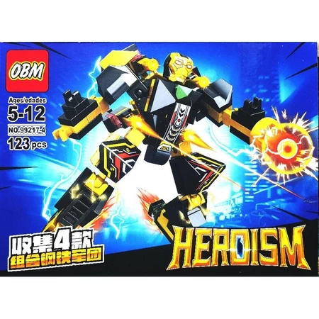 საგანმანათლებლო სათამაშოები ბავშვებისთვის, LEGO, გმირული რობოტების აწყობა და აგება GH-99217