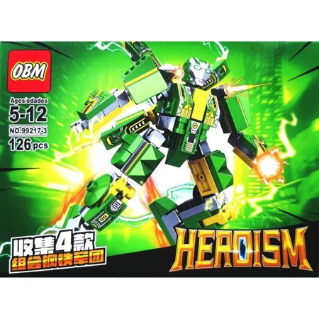 საგანმანათლებლო სათამაშოები ბავშვებისთვის, LEGO, გმირული რობოტების აწყობა და აგება GH-99217