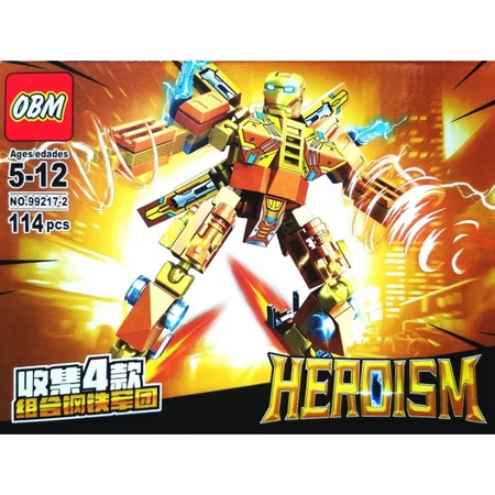 საგანმანათლებლო სათამაშოები ბავშვებისთვის, LEGO, გმირული რობოტების აწყობა და აგება GH-99217