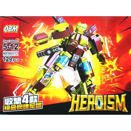 საგანმანათლებლო სათამაშოები ბავშვებისთვის, LEGO, გმირული რობოტების აწყობა და აგება GH-99217