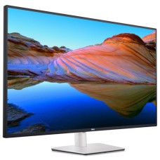 მონიტორი Dell 210-BFIS UltraSharp, 42.51", Monitor, 4K UHD, IPS, HDMI, USB-C, USB, RJ45, DP, Silver