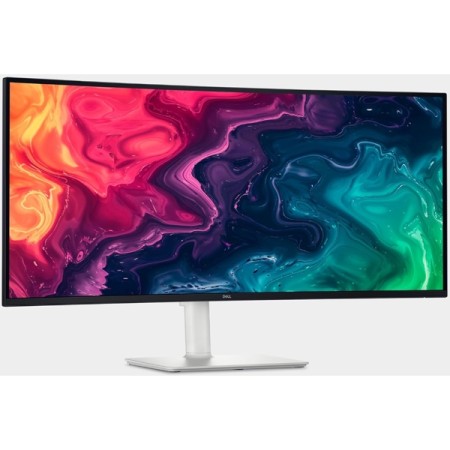 მონიტორი Dell 210-BQWR S3425DW, 34", Curved Monitor, WQHD, VA, HDMI, USB-C, Silver