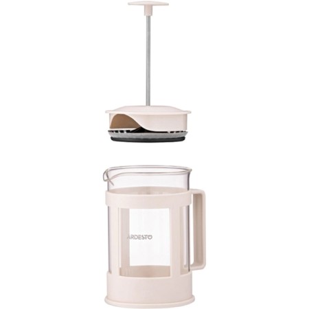 ფრანგული პრესი ARDESTO AR1008BF 800ML, BOROSILICATE GLASS, PLASTIC, TRANSPARENT, BEIGE