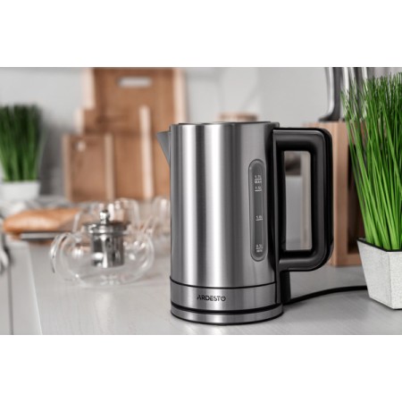 ელექტრო ჩაიდანი Ardesto EKL-FD700SS Steel Collection, 2200W, 1.7L, Electric Kettle, Silver