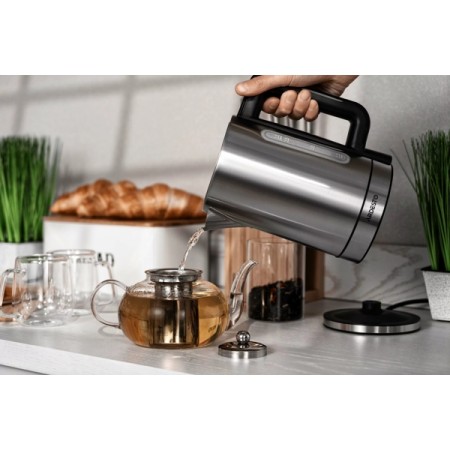 ელექტრო ჩაიდანი Ardesto EKL-FD700SS Steel Collection, 2200W, 1.7L, Electric Kettle, Silver