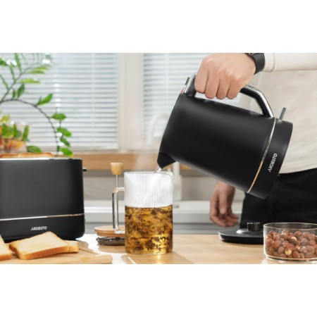 ელექტრო ჩაიდანი Ardesto EKL-450B, 2200W, 1.7L, Electric Kettle, Black