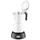 ყავის მადუღარა Ardesto CMM-X300W Moka Pot, 480W, 0.3L, Coffee Maker, White