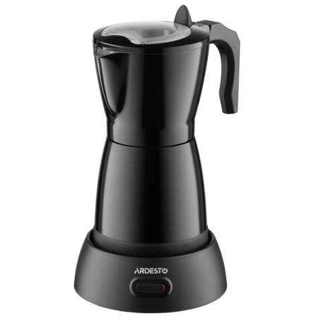 ყავის მადუღარა Ardesto CMM-X300B Moka Pot, 480W, 0.3L, Coffee Maker, Black