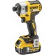 DEWALT დრელი აკუმულატორზე + იმპულსური 18V-DCK266P2-QW