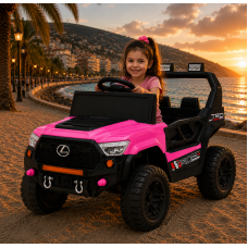 საბავშვო ელექტრო მანქანა LEXUS GM-503-PINK (2 ძრავა, 12V)