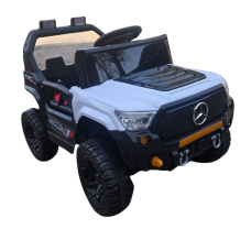 ბავშვის ელექტრო მანქანა mercedes-benz ტყავის სავარძლით GM-505-W