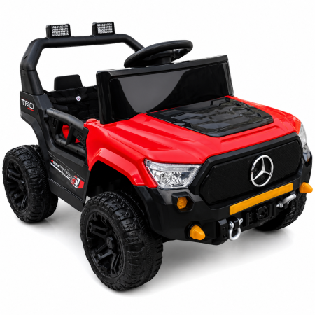 საბავშვო ელექტრო მანქანა Mercedes-Benz GM-505-RED (2 ძრავა, 12V)