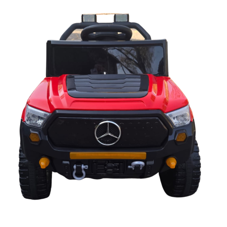 ბავშვის ელექტრო მანქანა mercedes-benz ტყავის სავარძლით GM-505-RED