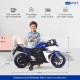 საბავშვო ელექტრო მოტოციკლი 888-BLU