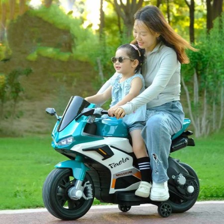 საბავშვო ელექტრო მოტოციკლი M8-9-BLI M8-9-BLU