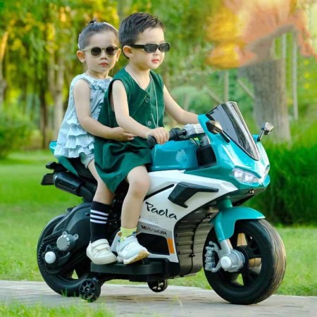 საბავშვო ელექტრო მოტოციკლი M8-9-BLI M8-9-BLU