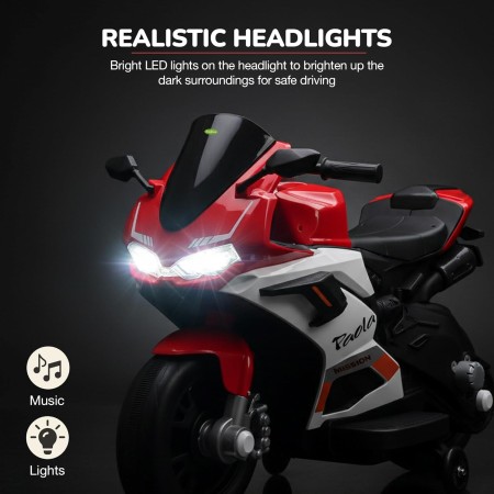 საბავშვო ელექტრო მოტოციკლი M8-9-RED