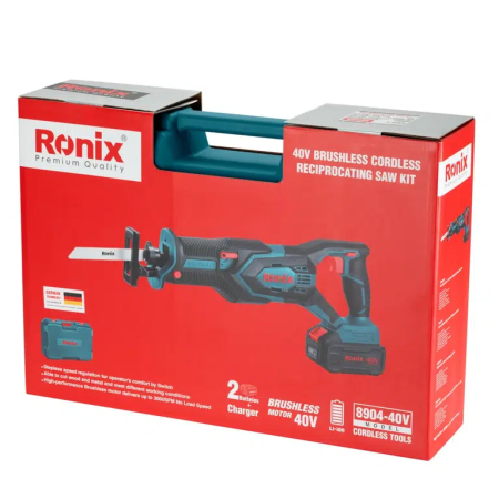 უსადენო ორმხრივი ხმალა ხერხი RONIX 8904 40v RONIX 8904-40v