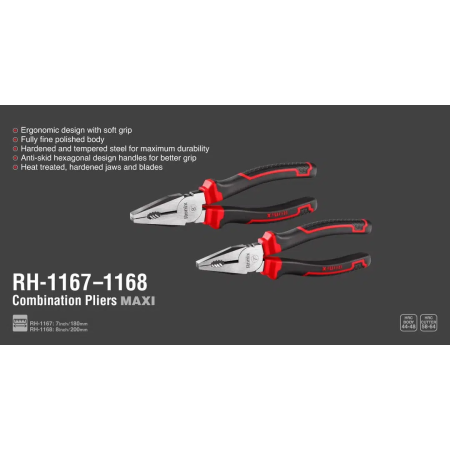 ბრტყელტუჩა 8'' RONIX RH-1168