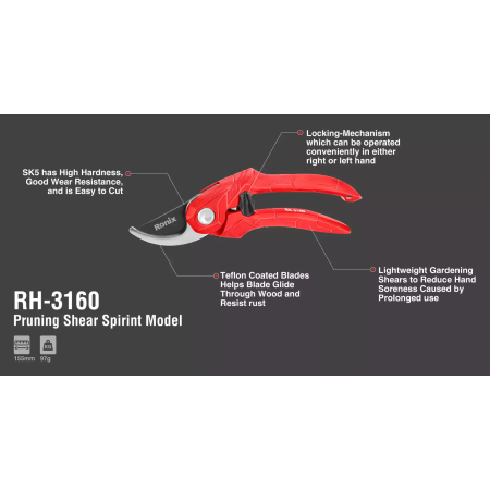 სასხლავი სეკატორი  RONIX RH-3160