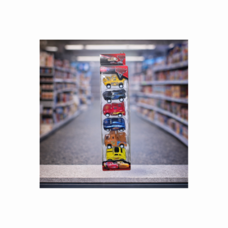 Cars McQueen-ის 6 ნაწილიანი კომპლექტი GH-546-9K6