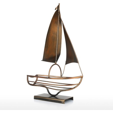 რკინის იალქნიანი ნავის ღვინის ბოთლის დამჭერი4091-W