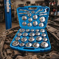 მანქანის ზეთის ფილტრების მოსახსნელი ნაკრები 27PCS RS34-OFW27 VETOMAX