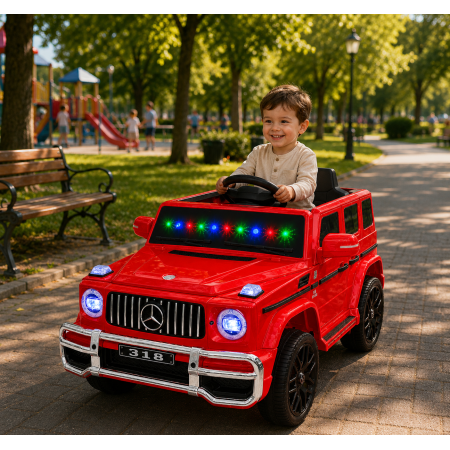 G-Class 318 საბავშვო ელექტრო მანქანა-MR-318-R