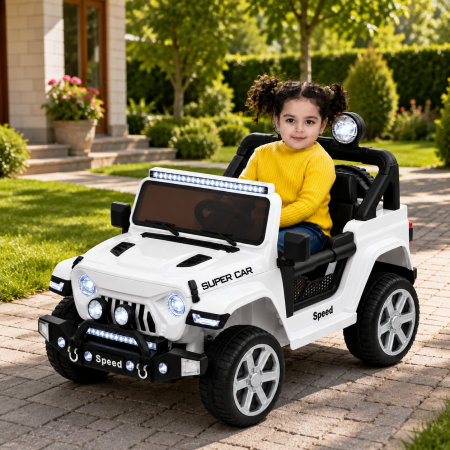 საბავშვო ელექტრო მანქანა JEEP-SPEED-938-W