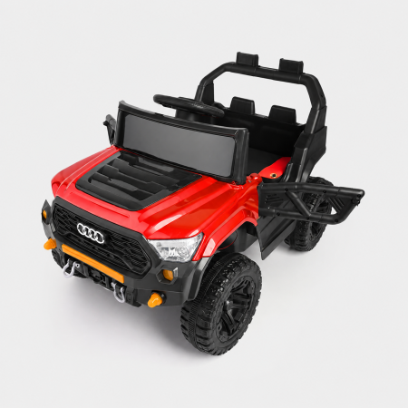 საბავშვო ელექტრო მანქანა AUDI GM-502-RED (2 ძრავა, 12V)