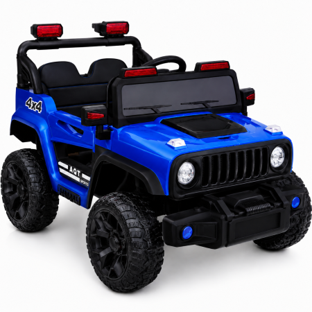 საბავშვო ელექტრო მანქანა Jeep M-60D-BLU (2 ძრავა, 12V)