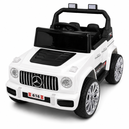 საბავშვო ელექტრო მანქანა Mercedes MR616-W (2 ძრავა, 12V)