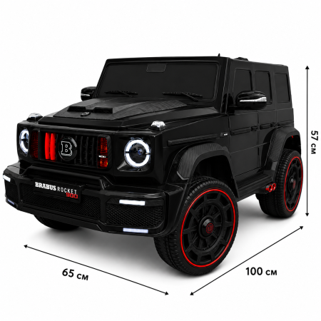 საბავშვო ელექტრო მანქანა Mercedes-Brabus KQ-802-B (4×4, 12V)