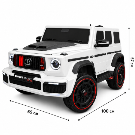 საბავშვო ელექტრო მანქანა Mercedes-Brabus KQ-802-W (4×4, 12V)