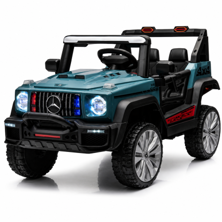 საბავშვო ელექტრო მანქანა MercedesF-9688-GREEN (4 ძრავა, 12V)