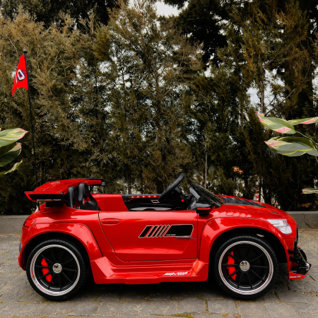 საბავშვო ელექტრო მანქანა Mercedes SMT-906-R (4 ძრავა, 12V)