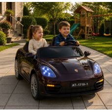 საბავშვო ელექტრო მანქანა Porsche AT-1719-R (2 ძრავა, 12V)