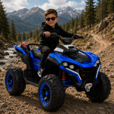 საბავშვო ელექტრო კვადრო OFF-ROAD JM-901-BLU (4×4, 12V)