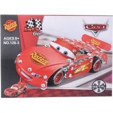 საბავშვო მეტალის კონსტრუქტორი Lightning McQueen NO.128-3