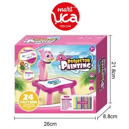საბავშვო სახატავი პროექტორი მაგიდით Projector Painting GH-332A