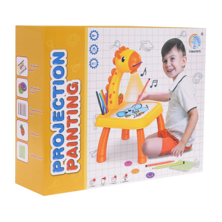 საბავშვო სახატავი პროექტორი ჟირაფი (Giraffe Drawing Projector) GH-2021-6
