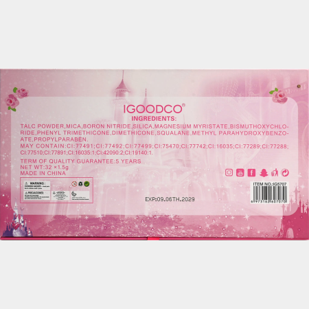 საბავშვო კოსმეტიკის ნაკრები Kids Fairy Princess Makeup Kit IG-5707
