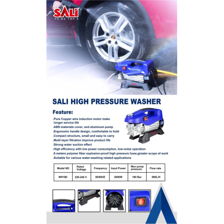 ელექტრო კერხელი 1280W-180B-880L/H W090180A-WH180 SALI